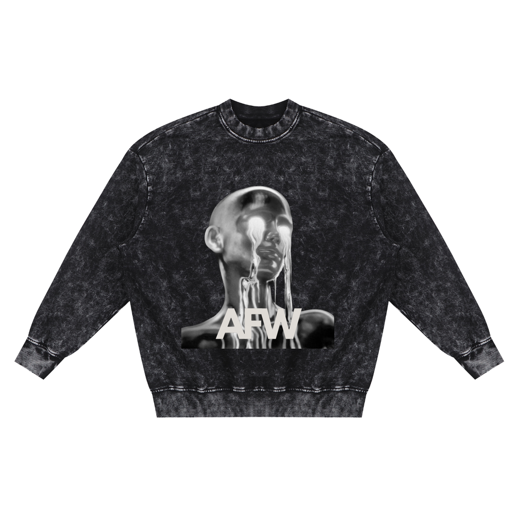 Snow Washed "AFW" Sweatshirt