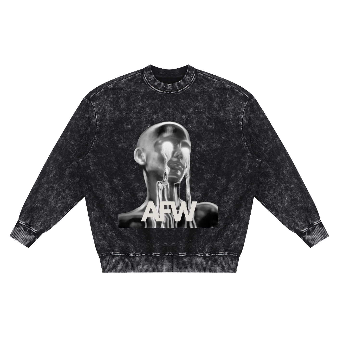 Snow Washed "AFW" Sweatshirt