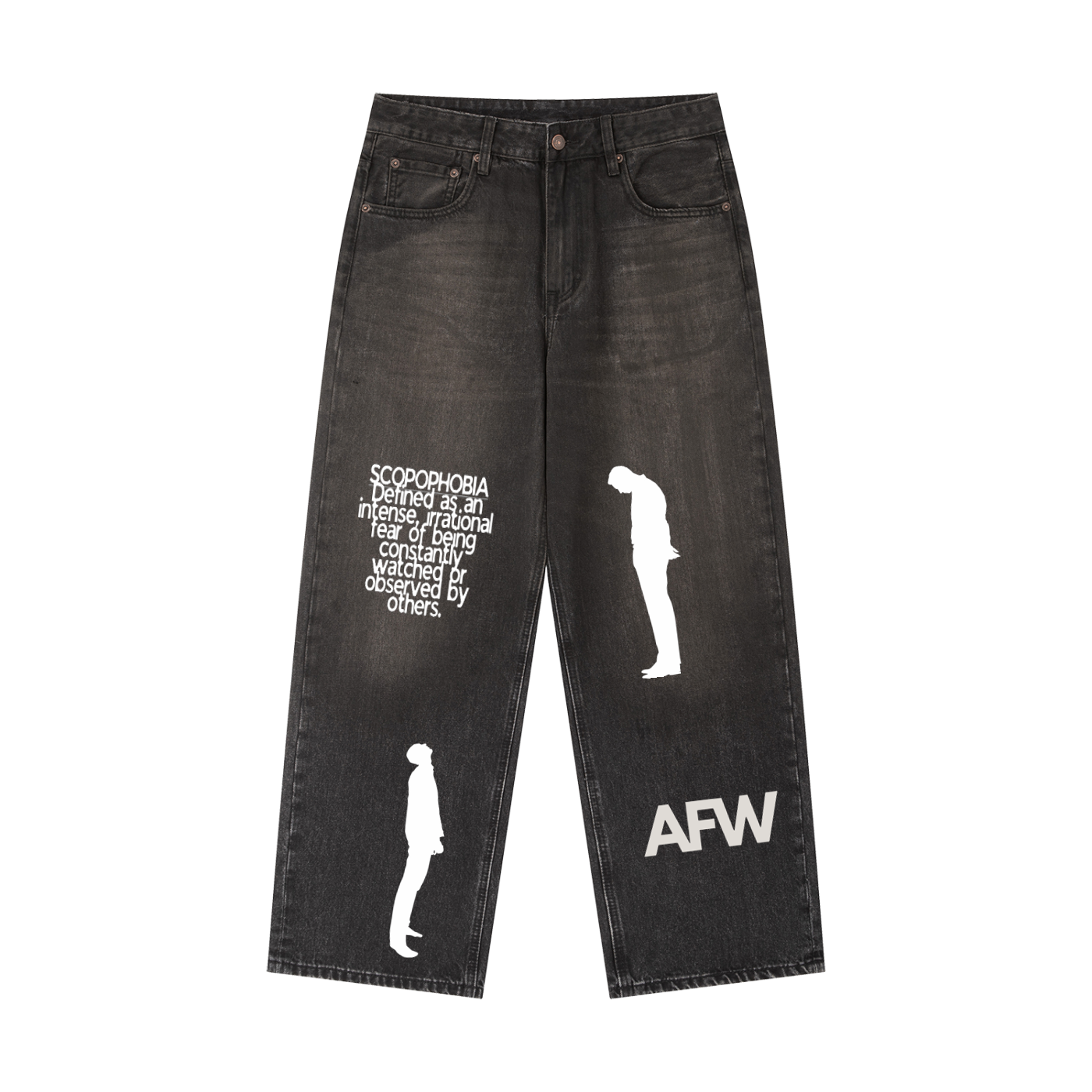 Vintage "ALLFORWHAT" Heavyweight Denim Jeans